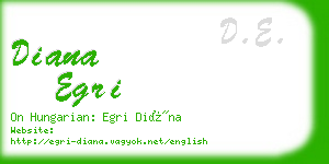 diana egri business card